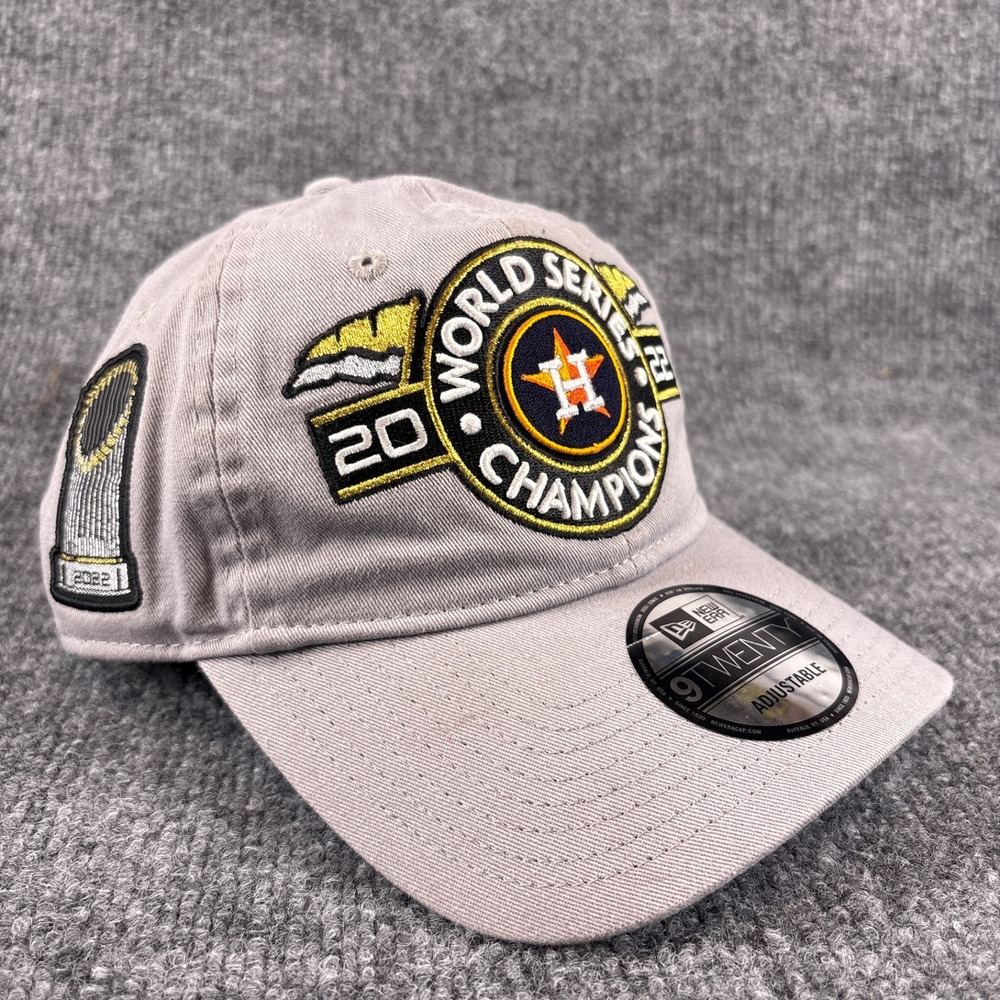 Houston Astros World Series 2022 New Era 9Twenty Strapback Hat NWT